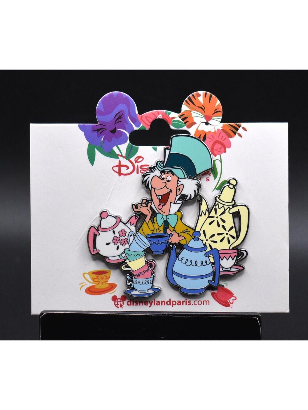 Disney DLRP Paris Alice In Wonderland Mad Hatter Tea Party Teacup Pin (B2)